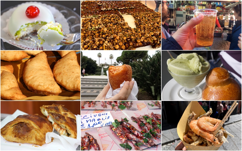 Collage food Catania morning